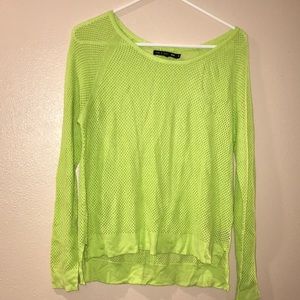 Rag & Bone neon green top